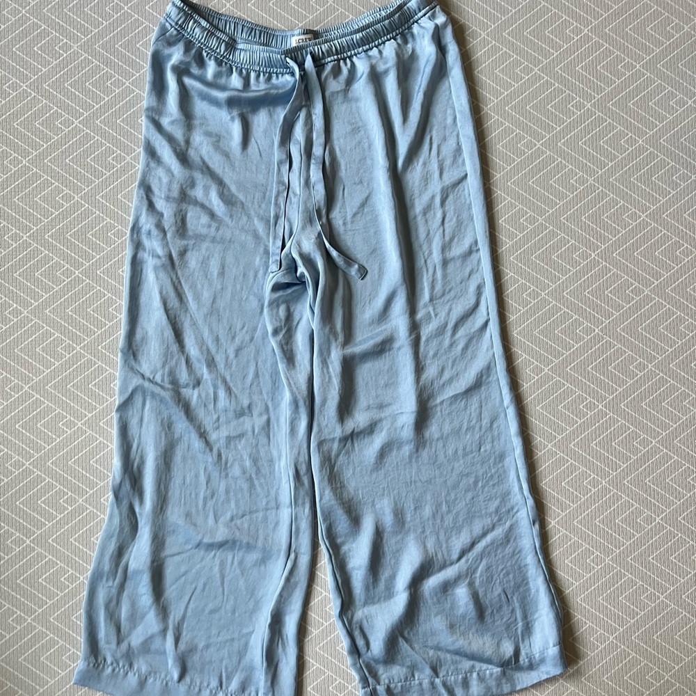 J. Crew Silky Light Blue Pajama Pants